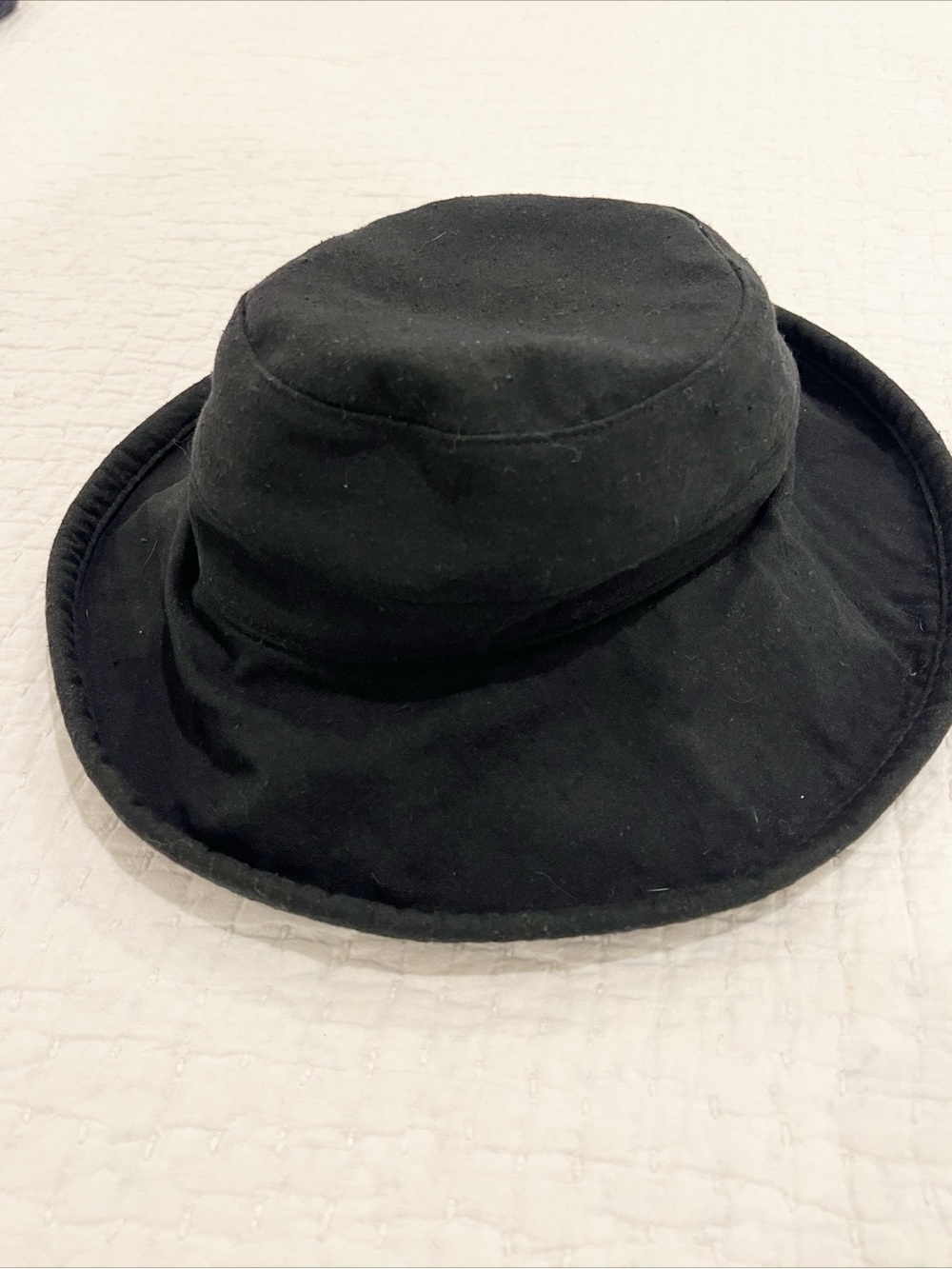 Wallaroo Hat Company Sydney Black Wide Brim Packable Sun One Size Adjustable - Picture 4 of 10